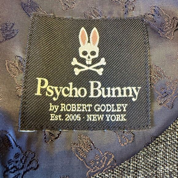Psycho Bunny Sports Coat Size 42L in Blue - Picture 6 of 8